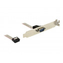 Delock - Sériový panel - DB-9 (M) do 9 pinová IDC (F) - 25 cm