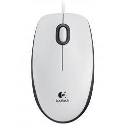 Logitech myš M100 optická USB 2 tlačítka bílá 1000dpi