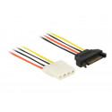 Delock - Adaptér napájení - 4 pinové interní napájení (F) do SATA napájení (M) - 50 cm