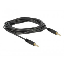 Delock - Audio kabel - stereo mini jack s piny (male) do stereo mini jack s piny (male) - 3 m - černá