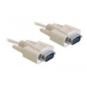 Delock - Sériový kabel - DB-9 (M) do DB-9 (M) - 1 m - béžová - Čína