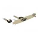 Delock Slot Bracket  1 x Serial - Sériový panel - 9 pinová IDC (F) do DB-9 (M) - 40 cm