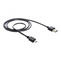 Delock EASY-USB - Kabel USB - mini-USB typ B (M) do USB (M) - 1 m - černá