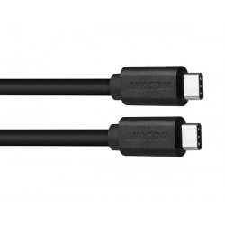 AVACOM Datový a nabíjecí kabel USB Type-C - USB Type-C, 40cm, černá