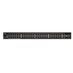 Cisco SG350X-48-K9-EU Switch: L3 managed, 48 x 10 100 1000 + 2 x 10GE combo + 2 x 10GE SFP+, rack-mountable