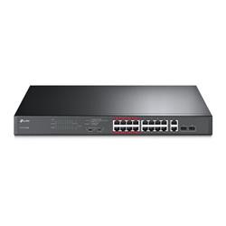 TP-LINK switch 16-Port 10 100Mbps PoE+ RJ45 Ports, 2 GbE RJ45 Ports