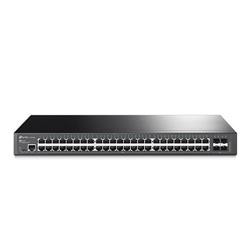 TP-LINK switch 48-Port GbE L2+ JetStream™, 4 SFP SlotsPORT: 48× GbE RJ45 Ports, 4× GbE SFP