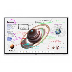 Samsung Flip Pro WM75B - 75" Třída úhlopříčky WMB Series displej LCD s LED podsvícením - interaktivní - s dotyková obrazovka (multi touch) - Tizen OS 6.5 - 4K UHD (2160p) 3840 x 2160 - světle šedá