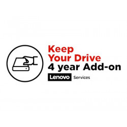 Lenovo Onsite + Keep Your Drive + Premier Support - Prodloužená dohoda o službách - náhradní díly a práce - 4 let - na místě - doba vyřízení požadavku: příští prac. den - pro (1-year onsite): S510; ThinkCentre M625; M630; M70; M700; M715q (2nd Gen); M71X; M72X; M75; M75n IoT; M75q Gen 2; M75s Gen 2; M80; M810; M820; M90; M900; M90n-1 IoT; M910; M920; X1; V130-20; V30a-22; V30a-24; V330-20; V35s 07; V50a-22; V50a-24; V50s-07; V520S-08; V530; V530-15; V530-22; V530-24