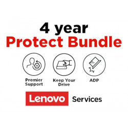 Lenovo Onsite + Accidental Damage Protection + Keep Your Drive + Premier Support - Prodloužená dohoda o službách - náhradní díly a práce - 4 let - na místě - doba vyřízení požadavku: příští prac. den - pro ThinkPad P1 Gen 4 20Y4; T14 Gen 2 20W0; T14s Gen 1 20UJ; T14s Gen 3 21BS