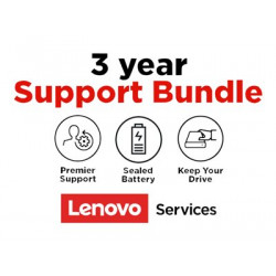 Lenovo Premier Support + Keep Your Drive + Sealed Battery - Prodloužená dohoda o službách - náhradní díly a práce - 3 let - na místě - doba vyřízení požadavku: příští prac. den - pro (3-year pick-up & return): ThinkPad L13 Yoga; L14 Gen 1; L15 Gen 1; L590; P1 (2nd Gen); P14s Gen 1; P15s Gen 1; P43; P53; P73; T14 Gen 1; T14s Gen 1; T15 Gen 1; T15p Gen 1; T49X; X1 Carbon (7th Gen); X1 Carbon Gen 8; X1 Extreme (2nd Gen); X1 Extreme Gen 3; X1 Yoga (4th Gen); X1 Yoga Gen 5; X13 Gen 1