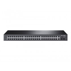 TP-LINK TL-SL2452 48-Port 10 100Mbps + 4-Port Gigabit Smart Switch - Přepínač - řízený - 48 x 10 100 + 2 x SFP + 2 x 10 100 1000 - Lze montovat do rozvaděče