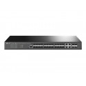 TP-Link JetStream TL-SG3428XF V1 - Přepínač - L2+ - řízený - 20 x Gigabit SFP + 4 x combo Gigabit SFP RJ-45 + 4 x 10 Gigabit SFP+ (uplink) - Lze montovat do rozvaděče