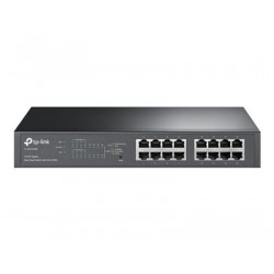 TP-Link TL-SG1016PE - Přepínač - inteligentní - 8 x 10 100 1000 (PoE+) + 8 x 10 100 1000 - desktop, Lze montovat do rozvaděče - PoE+ (110 W)