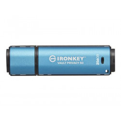 Kingston IronKey Vault Privacy 50 Series - Jednotka USB flash - šifrovaný - 256 MB - USB 3.2 Gen 1 - kompatibilní s TAA