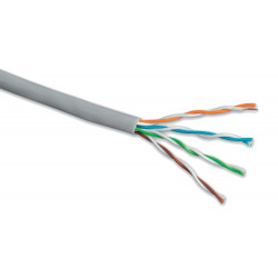 Solarix Kabel UTP licna c5e 305m šedá PVC