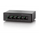 Cisco Switch SF110D-05 5 x 10 100, unmanaged, desktop, Lifetime, fanless