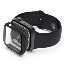 Belkin ochrana displeje 2v1 pro Apple Watch Série 4 5 6 SE 7 8, 44 45mm, černé - NOVÁ VERZE
