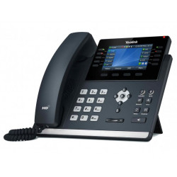 Yealink SIP-T46U IP telefon, CZ SK displej, 2x GbE port, PoE, Opus HD kodek, 27 programovatelných tlačítek