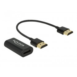 Delock Adapter HDMI-A male  VGA female - Nástroj pro převod videa - HDMI - VGA - maloobchod