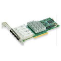 SUPERMICRO AOC-STG-I4S Quad SFP+ 10Gb s, PCI-E 3.0 8x (8GT s) Card, LP