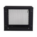 APC NetShelter WX AR109 - Skříň - montáž na stěnu - černá - 9U - 19" - pro P N: ACF600, AR8213, NBWL0355A, NBWL0356A