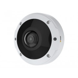 AXIS M3077-PLVE - Síťová panoramatická kamera - kupole - venkovní - odolná proti vandalům a vodě - barevný (Den a noc) - 6 MP - 2016 x 2016 - objektiv fixed iris - pevné ohnisko - audio - MJPEG, H.264, H.265 - PoE Class 3