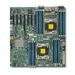 SUPERMICRO MB 2xLGA2011-3, iC612 16x DDR4 ECC R,10xSATA3 (PCI-E 3.0 2,4,1(x16,x8,x4),2x 10GbE LAN,IPMI