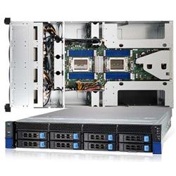 TYAN Transport HX 2U 4GPU server 2x SP3, 16x DDR4 ECC R, 8x.3,5 SATA NMVe 2x 1600W (plat.), 2x 10Gb LAN, IPMI