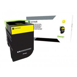 Lexmark 800X4 - Extra vysoká výtěžnost - žlutá - originální - kazeta s barvivem LCCP - pro Lexmark CX510de, CX510de SPR Columbia, CX510dhe, CX510dthe