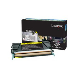 Lexmark - Vysoká výtěžnost - žlutá - originální - kazeta s barvivem LCCP, LRP - pro Lexmark X748de, X748de LDS, X748de Statoil, X748dte