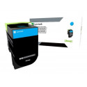 Lexmark 800X2 - Extra vysoká výtěžnost - azurová - originální - kazeta s barvivem LCCP - pro Lexmark CX510de, CX510de SPR Columbia, CX510dhe, CX510dthe