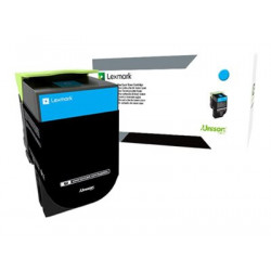 Lexmark 800X2 - Extra vysoká výtěžnost - azurová - originální - kazeta s barvivem LCCP - pro Lexmark CX510de, CX510de SPR Columbia, CX510dhe, CX510dthe