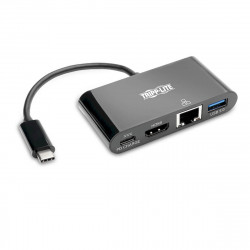 Tripplite Mini dokovací stanice USB-C HDMI, USB-A, GbE, 60W nabíjení, HDCP, černá