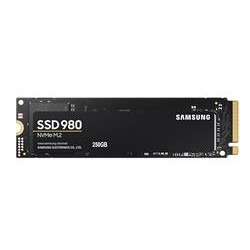 Samsung SSD 250GB 980 NVMe M.2 (ctení zápis: 2900 1300MB s)