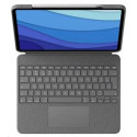 Logitech Combo Touch for iPad Pro 11" (1.2.3.4. gen.) - GREY - CZE-SKY - INTNL