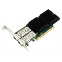 XtendLan PCI-E síťová karta, 2x 100Gbps QSFP28, Intel E810, PCI-E x16
