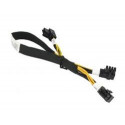 SUPERMICRO NVIDIA GeForce TitanX, GTX 980TI, GTX 1070, GTX 1080 Cable (right angle 8 6-pin PCIe 12V connector)