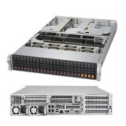 SUPERMICRO 2U Ultraserver 4x 6140, 48x 16GB DDR4-2666, 2x 10Gb LAN