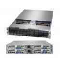 SUPERMICRO 2U TWIN 4x (2x4214, 20x 64GB LRDIMM 2666, 2x 5200ECO 3,84TB, 32GB DOM, 4x 10Gb SFP+)+3.PSU