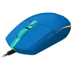 Logitech G102 Lightsync myš, Drátová USB, Optická, 8000 dpi, Modrá ( 910-005801 )