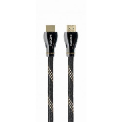 Gembird kabel HDMI Ultra High speed (M - M), 8K UHD, série promium, Ethernet, pozlacené konektory, 1 m