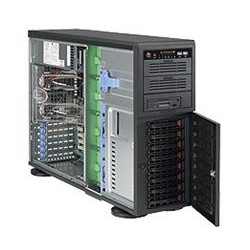 SUPERMICRO Tower 4U 8x 3,5" HS SAS SATA, 2x 5,25", 1x 5,25" pro 3,5", 903W (80+gold) (Super Quiet - 28dB)