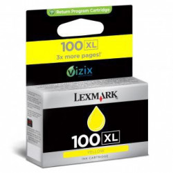 Lexmark originální ink 14N1071E, #100XL, yellow - prošlá exp (sep2015)