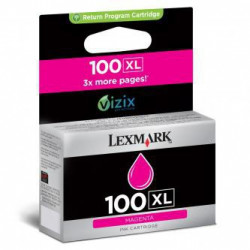 Lexmark originální ink 14N1070E, #100XL, magenta - prošlá exp (may2015)