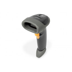 DIGITUS Ruční skener čárových kódů 2D, napájený z baterie, kompatibilní s Bluetooth a QR kódem, 200 skenů s, s držákem
