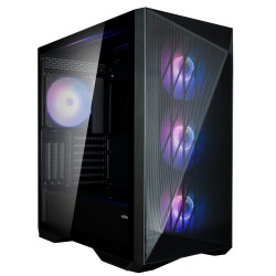 Zalman skříň Z9 Iceberg black Middle tower ATX 4x140mm fan ARGB temperované sklo černá