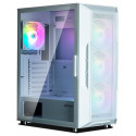 Zalman skříň I3 Neo middle tower ATX 4x120 RGB 2xUSB 3.0 1xUSB 2.0 prosklená bočnice bílá