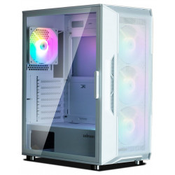 Zalman skříň I3 Neo middle tower ATX 4x120 RGB 2xUSB 3.0 1xUSB 2.0 prosklená bočnice bílá