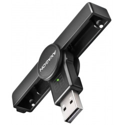 AXAGON kapesní čtečka kontaktních smart karet USB-A (eObčanka) Smart Card CRE-SMPA USB 2.0